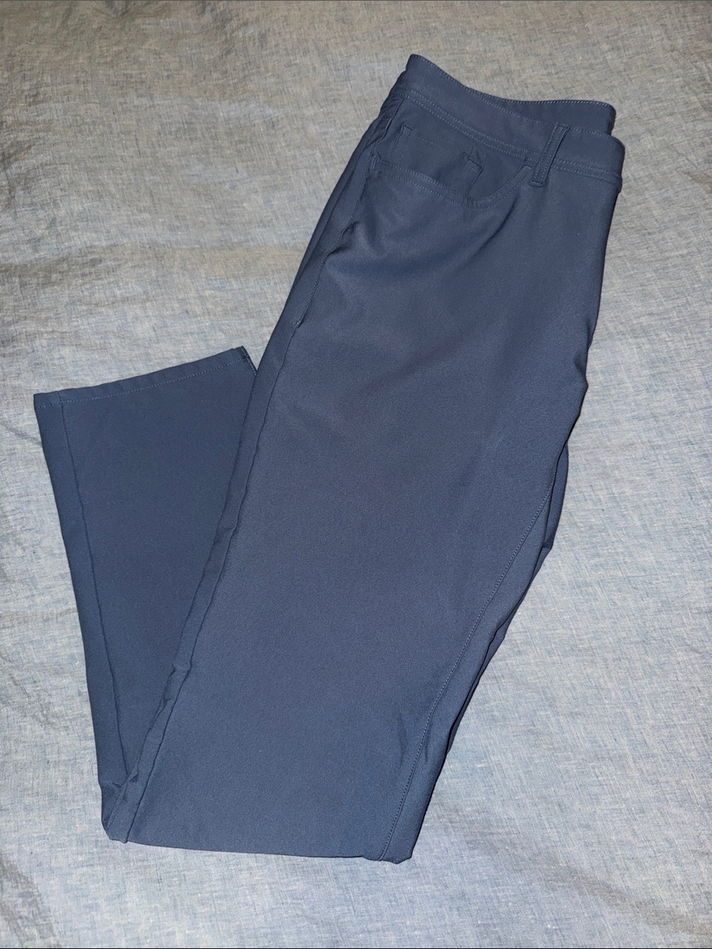 Men's Light Blue Golf Pants - Tailored Comfort Fit - 32x30 - Dunning Golf